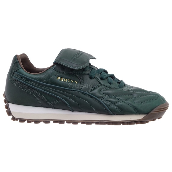 new youth or PUMA Fenty x Avanti VL dark green quilted leather